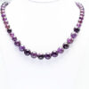 Violet Purple Semi-Precious Stone Necklace