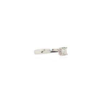 Diamond Ring In 14K White Gold