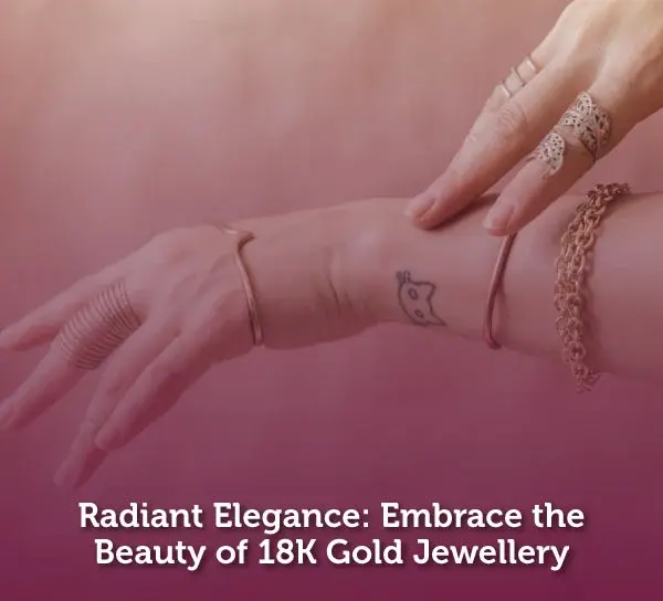 18K gold jewelry